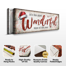 Load image into Gallery viewer, It's The Most Wonderful Time Of The Year Christmas Sign III