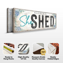 Load image into Gallery viewer, Personalized She Shed Sign XI