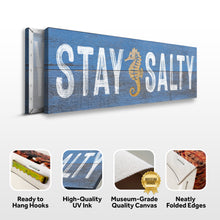Load image into Gallery viewer, Stay Salty Coastal Sign VII