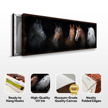 Load image into Gallery viewer, A Family Of Horses Canvas Wall Art
