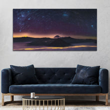 Load image into Gallery viewer, Majestic Starry Night Sky Canvas Wall Art
