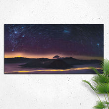 Load image into Gallery viewer, Majestic Starry Night Sky Canvas Wall Art