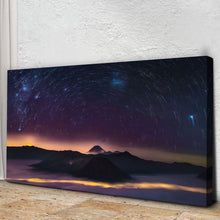 Load image into Gallery viewer, Majestic Starry Night Sky Canvas Wall Art