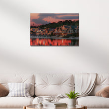 Load image into Gallery viewer, Houses Philadelphia Boathouse Row Canvas Wall Art