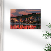 Load image into Gallery viewer, Houses Philadelphia Boathouse Row Canvas Wall Art