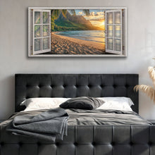 Load image into Gallery viewer, Beachfront Dreams Window Scenery Wall Art