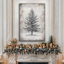 Load image into Gallery viewer, Vintage Christmas Tree Wall Art VIII