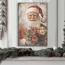 Load image into Gallery viewer, Vintage Christmas Santa Claus Wall Art