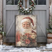 Load image into Gallery viewer, Vintage Christmas Santa Claus Wall Art