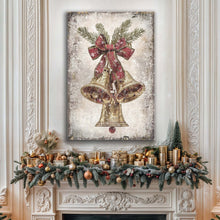 Load image into Gallery viewer, Vintage Christmas Bells Wall Art