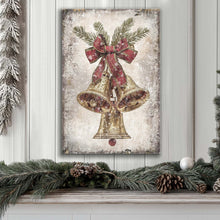 Load image into Gallery viewer, Vintage Christmas Bells Wall Art