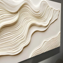 Load image into Gallery viewer, Ivory Impasto Abstract Wall Art