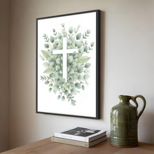 Load image into Gallery viewer, Minimalist Cross Faith Wall Art