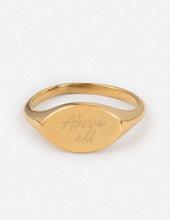 Load image into Gallery viewer, Above All Oval Signet Ring