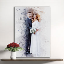 Load image into Gallery viewer, Custom Anniversary Watercolor Portrait