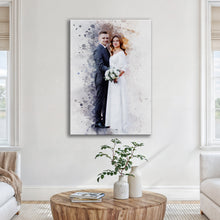 Load image into Gallery viewer, Custom Anniversary Watercolor Portrait