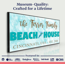 Load image into Gallery viewer, Beach House Sign II