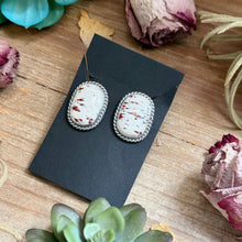 Load image into Gallery viewer, 50 - Sterling Silver Red Buffalo Stud Earrings by Jason Ogg