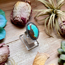 Load image into Gallery viewer, MJ Turquoise Ring – Sterling Silver