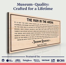Load image into Gallery viewer, The Man In The Arena Sign IV