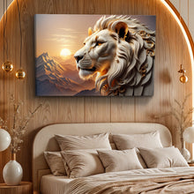 Load image into Gallery viewer, 3D Majestic Lion Wall Art IV