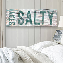 Load image into Gallery viewer, Stay Salty Coastal Sign VI