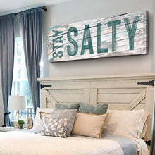 Load image into Gallery viewer, Stay Salty Coastal Sign VI