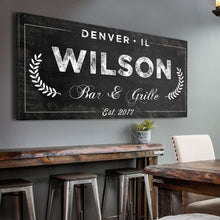 Load image into Gallery viewer, Bar and Grill Sign IV