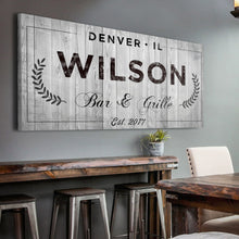 Load image into Gallery viewer, Bar and Grill Sign IV