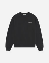 Load image into Gallery viewer, Basics Black Unisex Crewneck