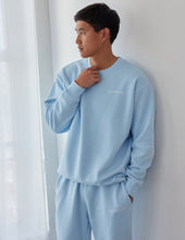 Load image into Gallery viewer, Basics Dream Blue Unisex Crewneck