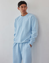 Load image into Gallery viewer, Basics Dream Blue Unisex Crewneck