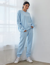 Load image into Gallery viewer, Basics Dream Blue Unisex Crewneck