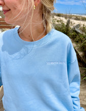 Load image into Gallery viewer, Basics Dream Blue Unisex Crewneck