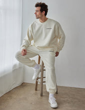 Load image into Gallery viewer, Basics White Sand Unisex Crewneck