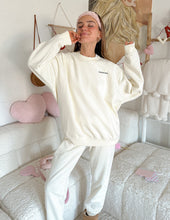 Load image into Gallery viewer, Basics White Sand Unisex Crewneck