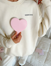 Load image into Gallery viewer, Basics White Sand Unisex Crewneck