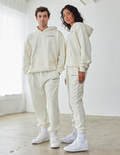 Load image into Gallery viewer, Basics White Sand Unisex Hoodie