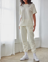 Load image into Gallery viewer, Basics White Sand Unisex Sweatpant