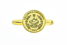 Load image into Gallery viewer, Sterling Silver College Graduation Rings: Elegant Tiny Logo Jewelry for Proud Alumni