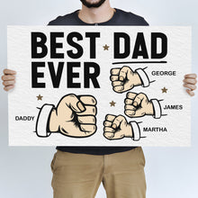 Load image into Gallery viewer, Best Dad Ever Father's Day Gift Sign
