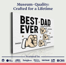 Load image into Gallery viewer, Best Dad Ever Father's Day Gift Sign