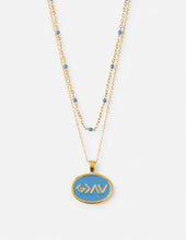 Load image into Gallery viewer, Blue Highs and Lows Necklace Set