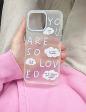 Load image into Gallery viewer, Blue You Are So Loved Frosted Phone Case
