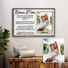 Load image into Gallery viewer, Bonus Mom Customized Sign