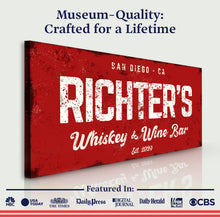 Load image into Gallery viewer, Whiskey And Wine Bar Sign III