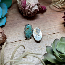 Load image into Gallery viewer, 27 - Sterling Silver Cripple Creek Turquoise Stud Earrings by Jason Ogg