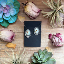 Load image into Gallery viewer, 30 - Sterling Silver Dry Creek Turquoise Stud Earrings, $125 (MSRP $335), Artist Shay Pfeiffer