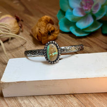 Load image into Gallery viewer, MJ Small Royston Turquoise Sterling Silver Cuff