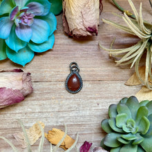 Load image into Gallery viewer, FREE Sterling Silver Necklace + MJ Brown Wild Horse Teardrop Charm